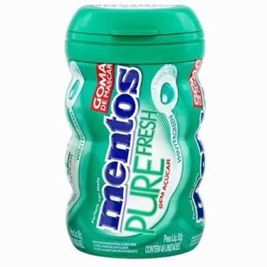 Imagem de Chiclete  big mentos garrafa pure fresh winter green com 1 unidade 92g