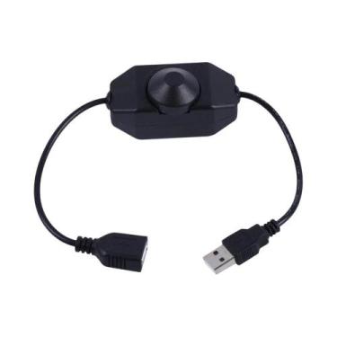 Imagem de Interruptor Dimmer LED Manual Com Botão De Toque 5V USB Para Controle 