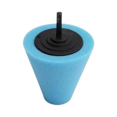 Imagem de Esponja Cônica Para Polimento De Cubos De Roda De Carro, Para Metal E 