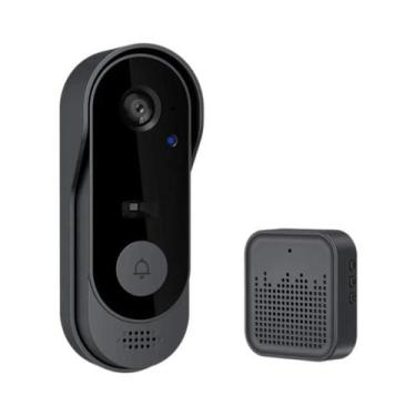 Imagem de Câmera De Intercomunicação Sem Fio Com Visão Noturna HD E WiFi Para Se