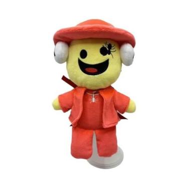 Imagem de Pelúcia De Elefante Morango Fofo Sammy Jandel No 9, Boneco De Pelúcia 