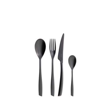 Imagem de FAQUEIRO BUGATTI 24 PEÇAS PRETO FOSCO ISBD-FAQ24