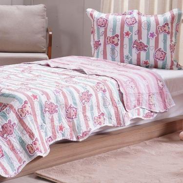 Imagem de Kit Colcha Casal Ultra Lisse Kids New Rolinho 210x230cm Kittens