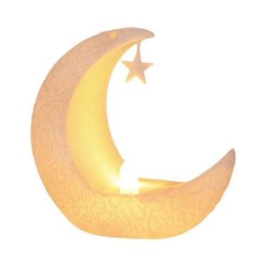 Imagem de Lanterna LED Eid Mubarak Ramadan Com Ornamentos De Estrela E Lua, Supr