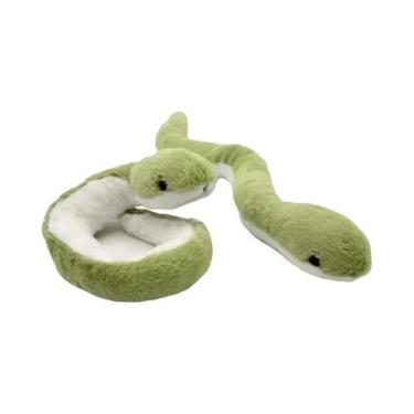 Imagem de Brinquedo De Pelúcia De Cobra Fofa Para Crianças, Mascote Divertido De