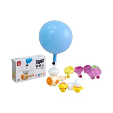 Imagem de Brinquedo Montessori Para Crianças, Bola Com Apito, Tubo Flutuante, Tr