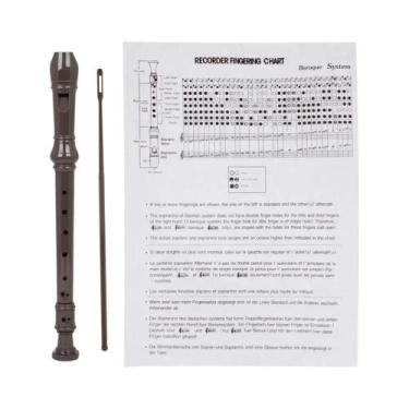 Imagem de Flauta Vertical Soprano Para Crianças Iniciantes Com 8 Furos Em ABS, I