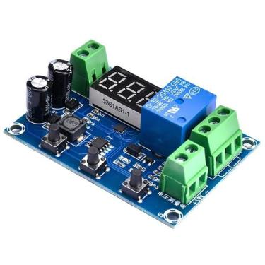 Imagem de Módulo De Descarga De Carga De Bateria 6-40V Com Voltímetro, Proteção 