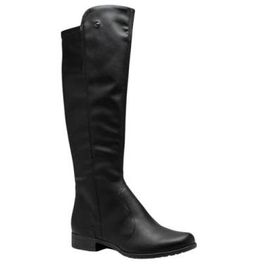 Imagem de Bota Feminina Dakota D0641 Cano Longo Almeria com Zíper Cor:PretoTaman