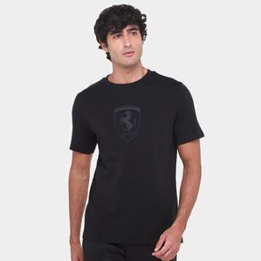 Imagem de Camiseta Puma Ferrari Race Big Shield Tonal Masculina-Masculino