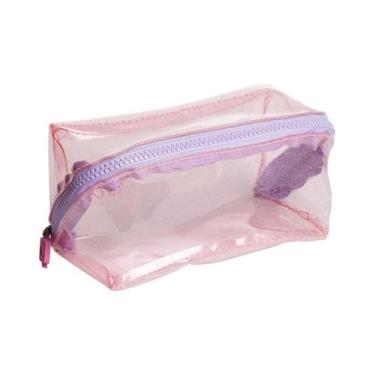 Imagem de Necessarie Em Pvc Rosa Com Glitter Panvel Cosmic Make Up