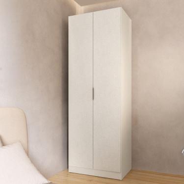 Imagem de Guarda Roupa Modulado 100% Mdf 2 Portas Orion Cabecasa Madeiraoriginals Aveia/Linho