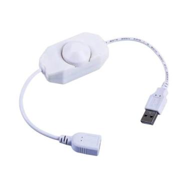 Imagem de Interruptor Dimmer LED Manual Com Botão De Toque 5V USB Para Controle 