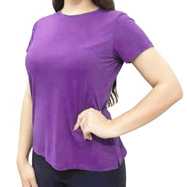 Imagem de Camiseta Lupo Crepe - Violeta-Feminino