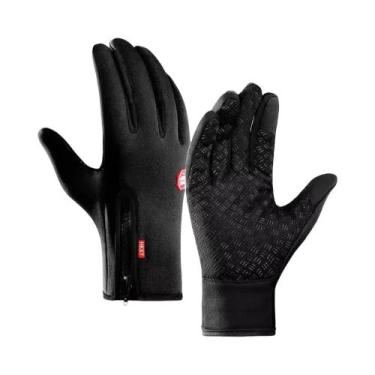 Imagem de Luvas De Motocicleta Térmicas Impermeáveis Com Tela Sensível Ao Toque 
