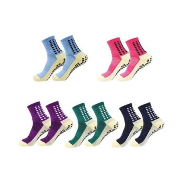 Imagem de Meias Esportivas Masculinas Antiderrapantes Para Futebol, Basquete E Y