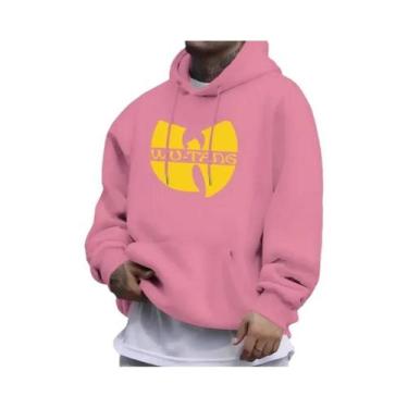 Imagem de Moletom Unissex Vintage Wu Clan Anos 90 Hip Hop Com Capuz E Manga Long