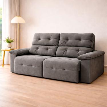 Imagem de Sofá Bulgaria Retrátil e Reclinável 3 Lugares 1,90m