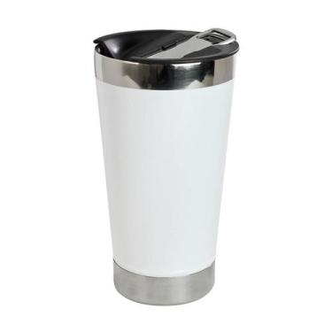 Imagem de Copo termico de aço inox com tampa e abridor 510ml - QUERO PRESENTEAR,