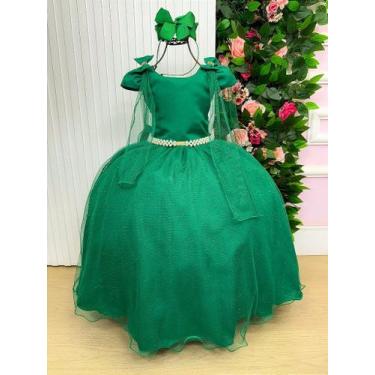 Imagem de Vestido Longo Diamante Verde Bandeira - Banana Club, Japanese laurel, 