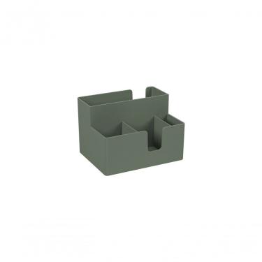 Imagem de Porta-guardanapos E Sachês Plástico Cor Verde Amazon Linha Flora Coza Verde Amazônia Coza