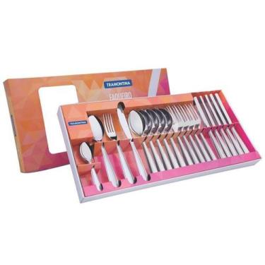 Imagem de Faqueiro inox 24pc laguna tramonti - TRAMONTINA, Prata