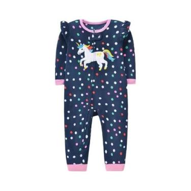 Imagem de Macacão de Lã Unissex para Bebê - Pijama com Zíper para Primavera/Outo