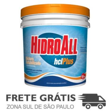 Imagem de Cloro HCL Plus Dicloro Granulado 10 KG Produto de Piscina HidroAll