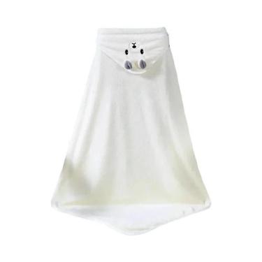 Imagem de Toalha De Banho Com Capuz De Animais Em Desenho Animado Para Bebês Men