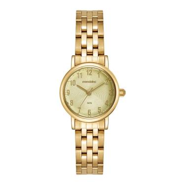 Imagem de Relogio Mondaine Feminino Ref: 99849lpmvde1 Casual Dourado