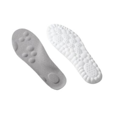 Imagem de Palmilhas Esportivas Ultra Macias 4D, Anti-dor, Antibacterianas, Supor