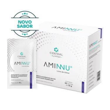 Imagem de Aminnu 30 Sachês 10g Blueberry Central Nutrition