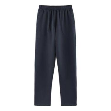 Imagem de Calça Básica Slim Em Moletom Peluciado Masculina-Masculino