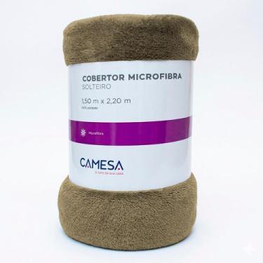 Imagem de Cobertor Solteiro Manta Microfibra Antialérgico 1,5x2,2m - Camesa , Be