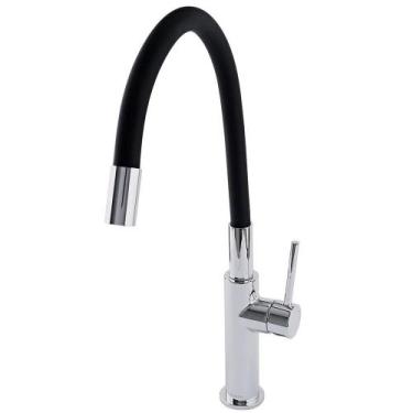 Imagem de Torneira de Pia Gourmet Modaza Udine Monocomando para Cozinha, Preto