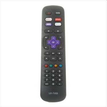 Imagem de Controle Remoto Para Semp Tcl Roku Smart 4k Netflix / Directv / HBO LE