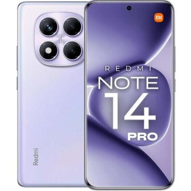 Imagem de Redmi NOTE 14 PRO NFC 200MP Câmera 32mp frontal AMOLED 120Hz  256GB 16