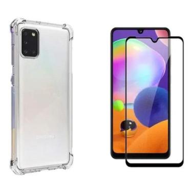 Imagem de Película 3d De Vidro Samsung Galaxy A31 + Capa Anti Impactos - LXL