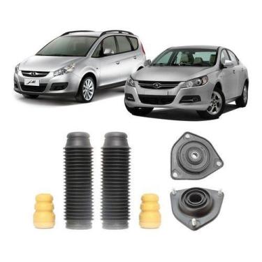 Imagem de Kit Batente Amortecedor Diant Jac J5 J6 2012 2013 2014 2015 - QualyKit