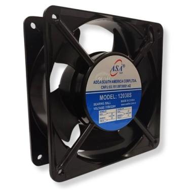 Imagem de Cooler MiniVentilador 12038S 4 Fios Bivolt A123 AsaFan 120mm - Asa Fan