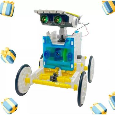 Imagem de Kit Montagem Robo Solar 12x1 Iniciante Educacional Robótica - Diy