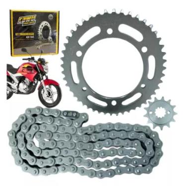 Imagem de Kit Relação Transmissão Fazer 250 2006 A 2017 Cawu