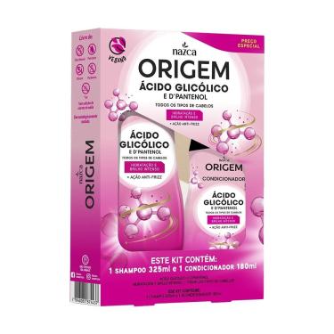 Imagem de Shampoo 325ml + Condicionador Origem Acido Glicolico 180ml