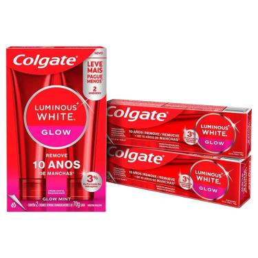 Imagem de Creme Dental Colgate Luminous White Glow 70g - Embalagem com 2 Unidades