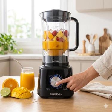 Imagem de Liquidificador Britania 1100w Turbo 2,7 Litros BLQ1100 127V 4 Velocida