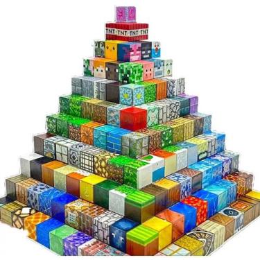 Imagem de Blocos Magnéticos Mine 50 Peças De Construção Kids Criatividade - Perf