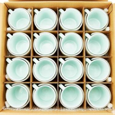 Imagem de Kit 12 Canecas Brancas Cerâmica Sublimação 330ml - Aliança