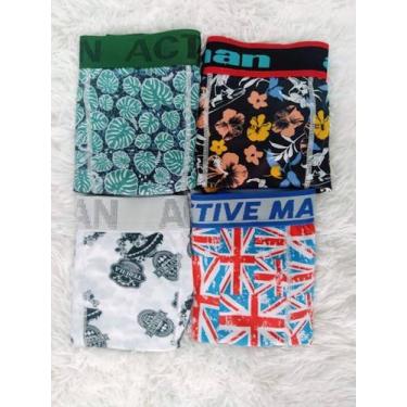 Imagem de Cueca boxer adulto plus size exg life zoom acive man, G1, Estampada
