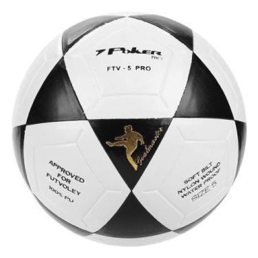 Imagem de Bola Poker Futevôlei Rio Branco E Preto