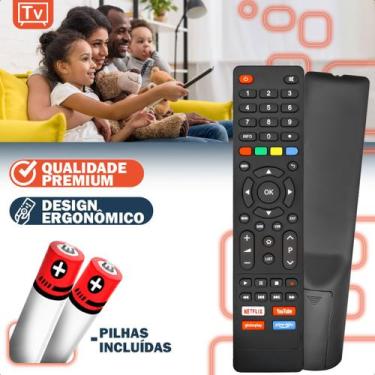 Imagem de Controle Remoto Compatível Com Smart Tv Philco 4k Netflix - Lelong